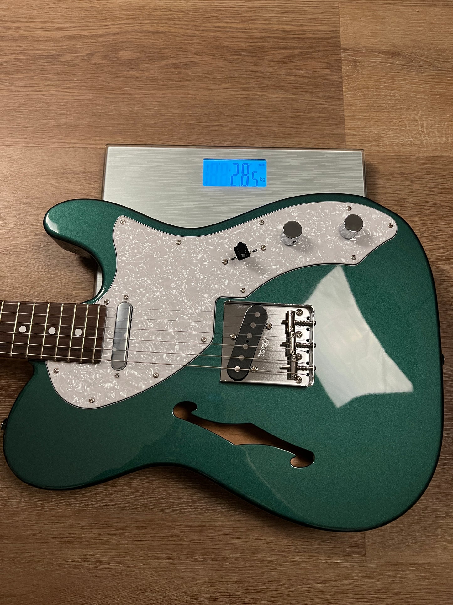 Tokai Japan ATE-101-THN/R Thinline Breezysound Japan in Sherwood Green Metallic 240693