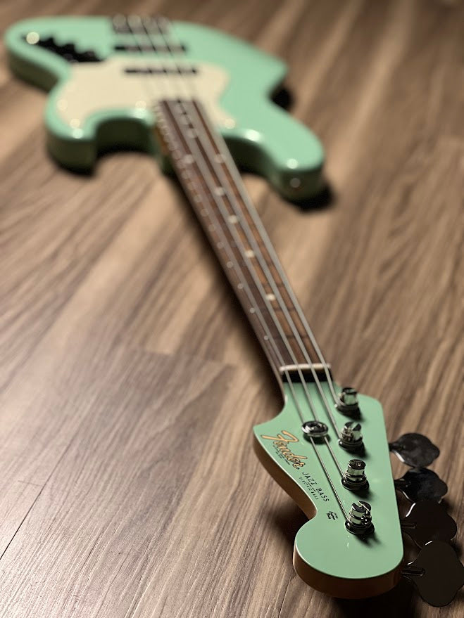 Fender Japan MIJ FSR Collection Traditional 60s Jazz Bass with Rosewood FB in Surf Green