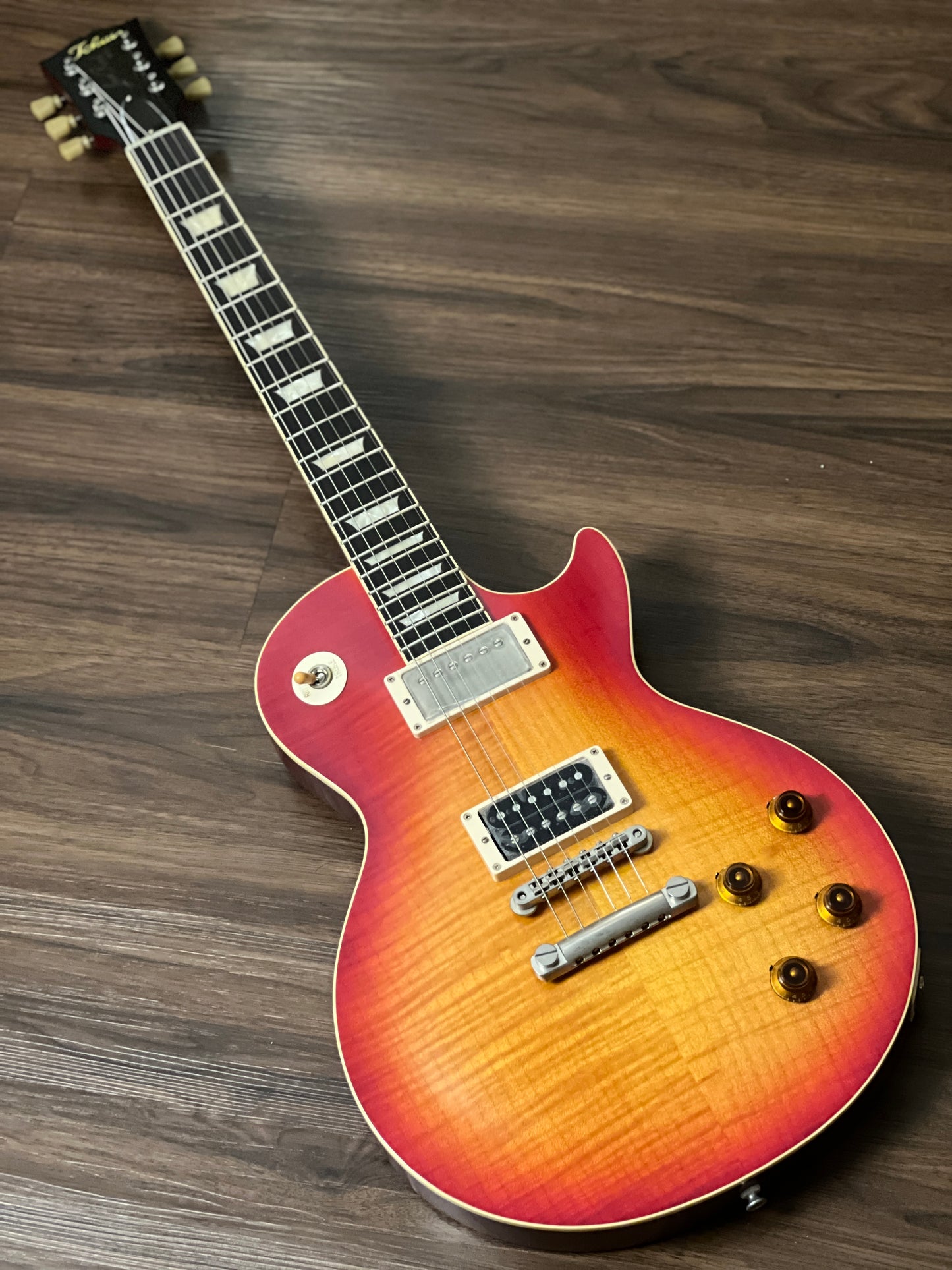 Tokai Love Rock LS150F-3A-RELIC SG/CS Premium Series Japan 3A Solid Flame Top in Cherry Sunburst S/N 2449309