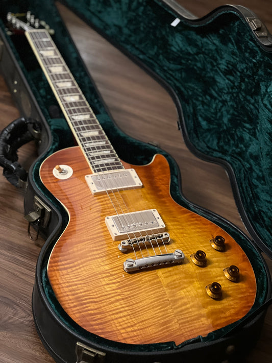 Tokai Love Rock LS-150F-3A VF Premium Series Japan "Reborn Old" with Solid Flamed Maple Top in Violin Finish S/N 2347889