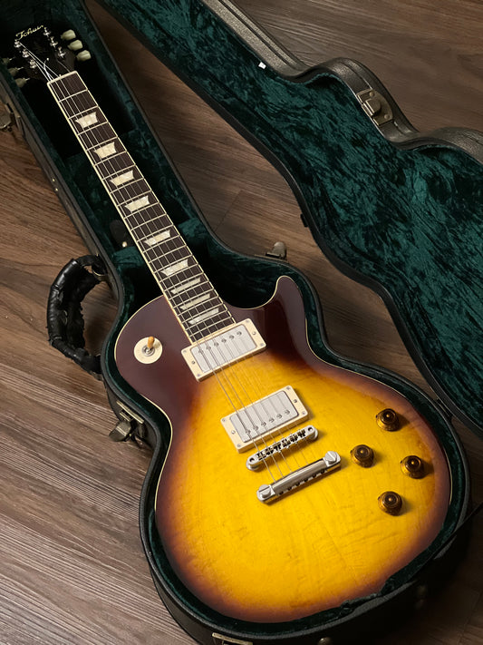 Tokai Love Rock LS-150F-3A BS Premium Series Japan with Solid Flamed Maple Top in Brown Sunburst S/N 2247217