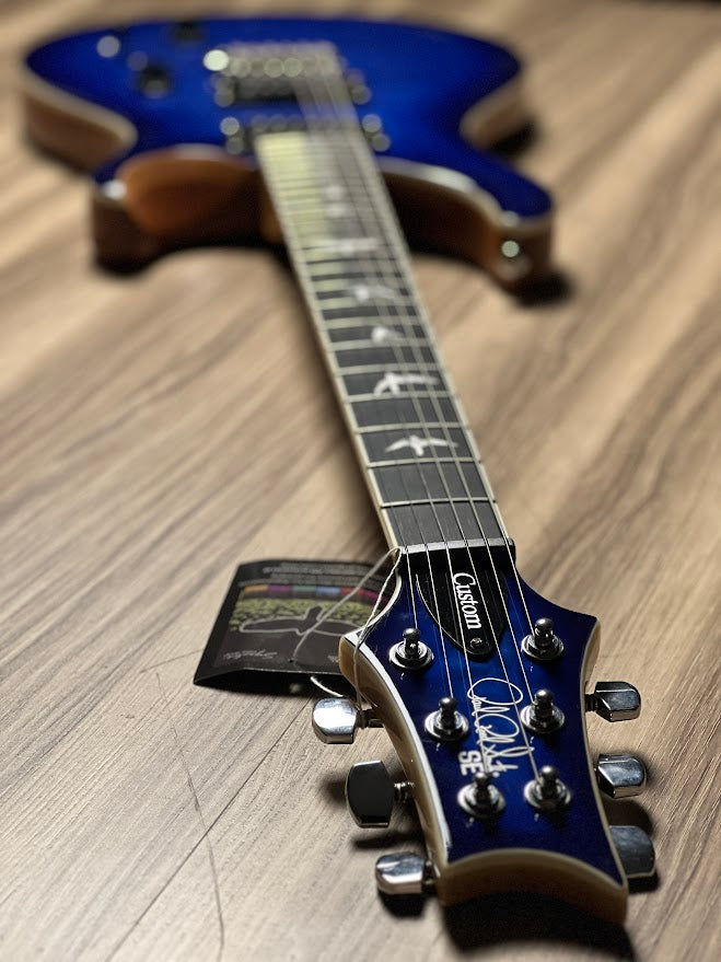 PRS SE Custom Quilt 24 Limited Edition In Faded Blue Burst
