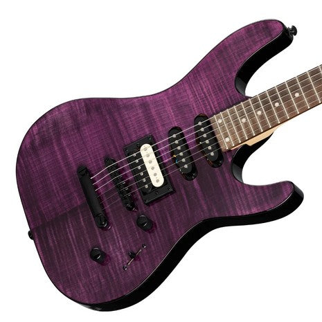 Kramer Striker Figured HSS in Transparent Purple