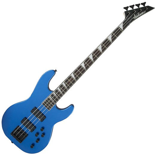 Jackson JS Series Concert Bass JS3 with Amaranth FB in Metallic Blue