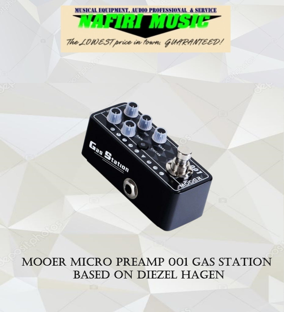 Mooer Micro PreAMP 001 Gas Station Based on Diezel Hagen