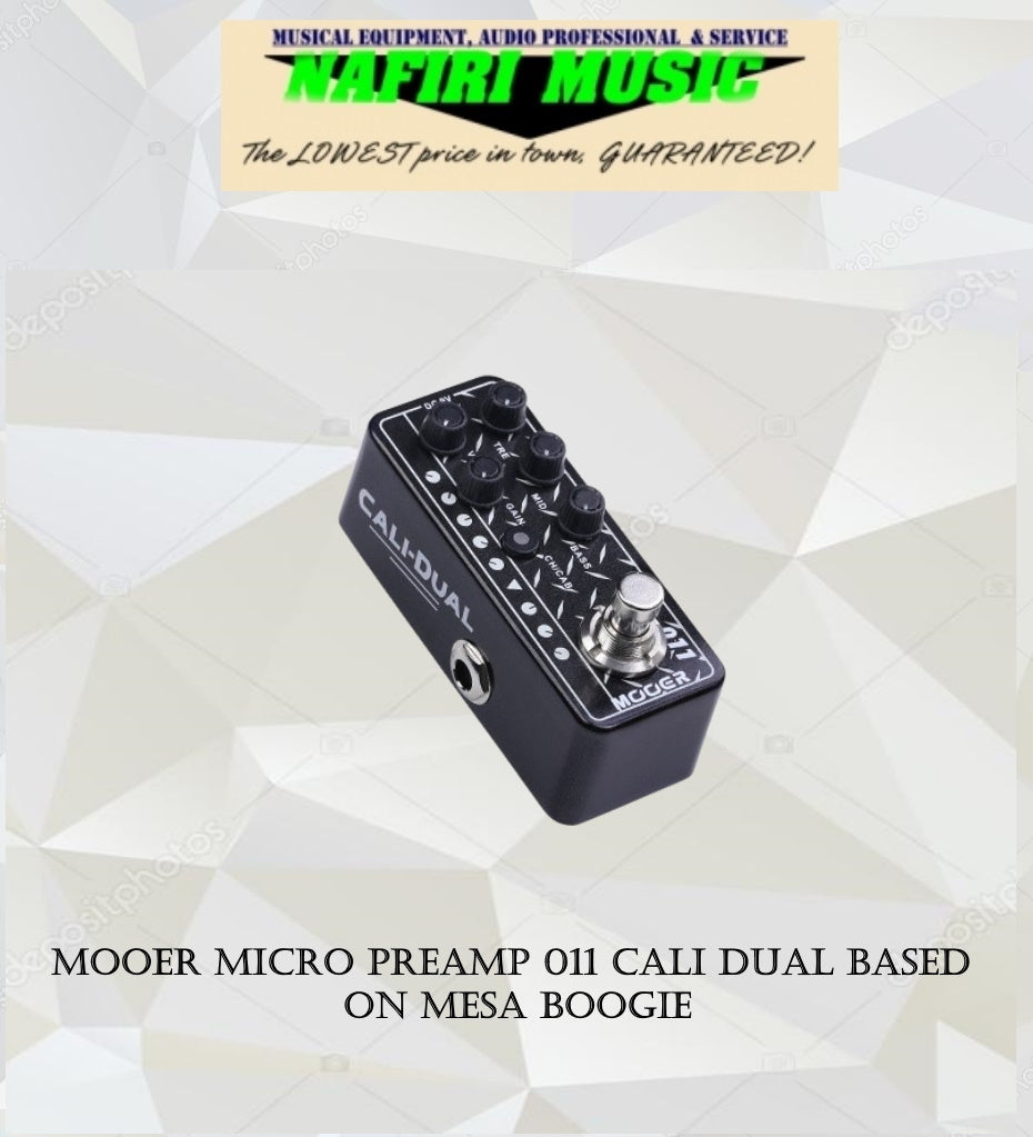 mooer preamp pedal Mooer Micro PreAMP 011 Cali Dual Based On Mesa Boogie – nafiriguitar.com