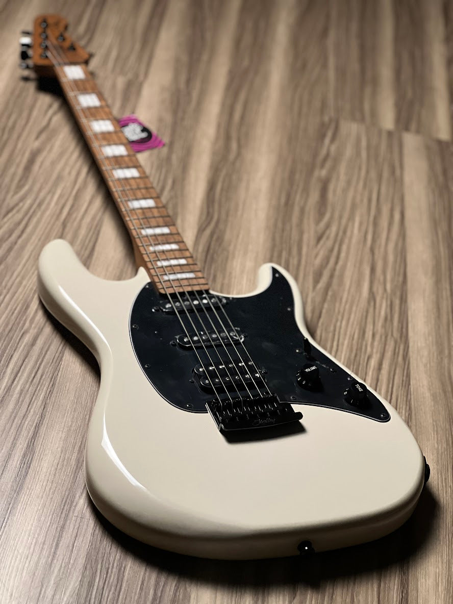Sterling by Music Man CT50XHSS Cutlass Plus HSS in Chalk