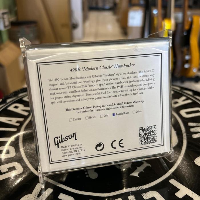 Pickup Gibson 490R "Modern Classic" (Double Black) Neck IM90R-DB