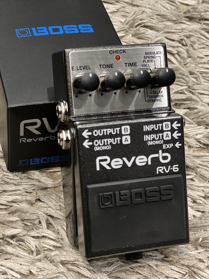 boss rv 6 expression pedal Boss RV-6 Digital Reverb Pedal – nafiriguitar.com