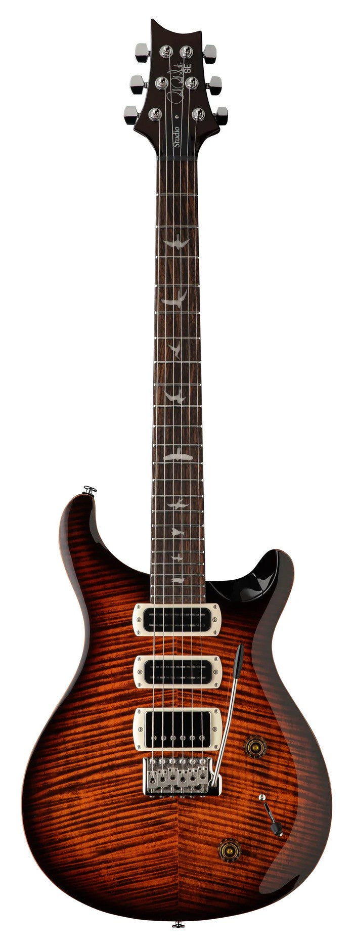PRS SE Studio in Orange Tiger Smokeburst