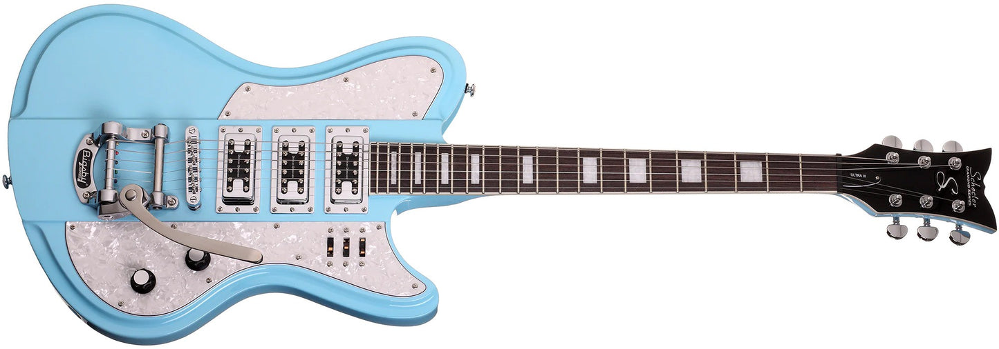 Schecter Ultra-III in Vintage Blue