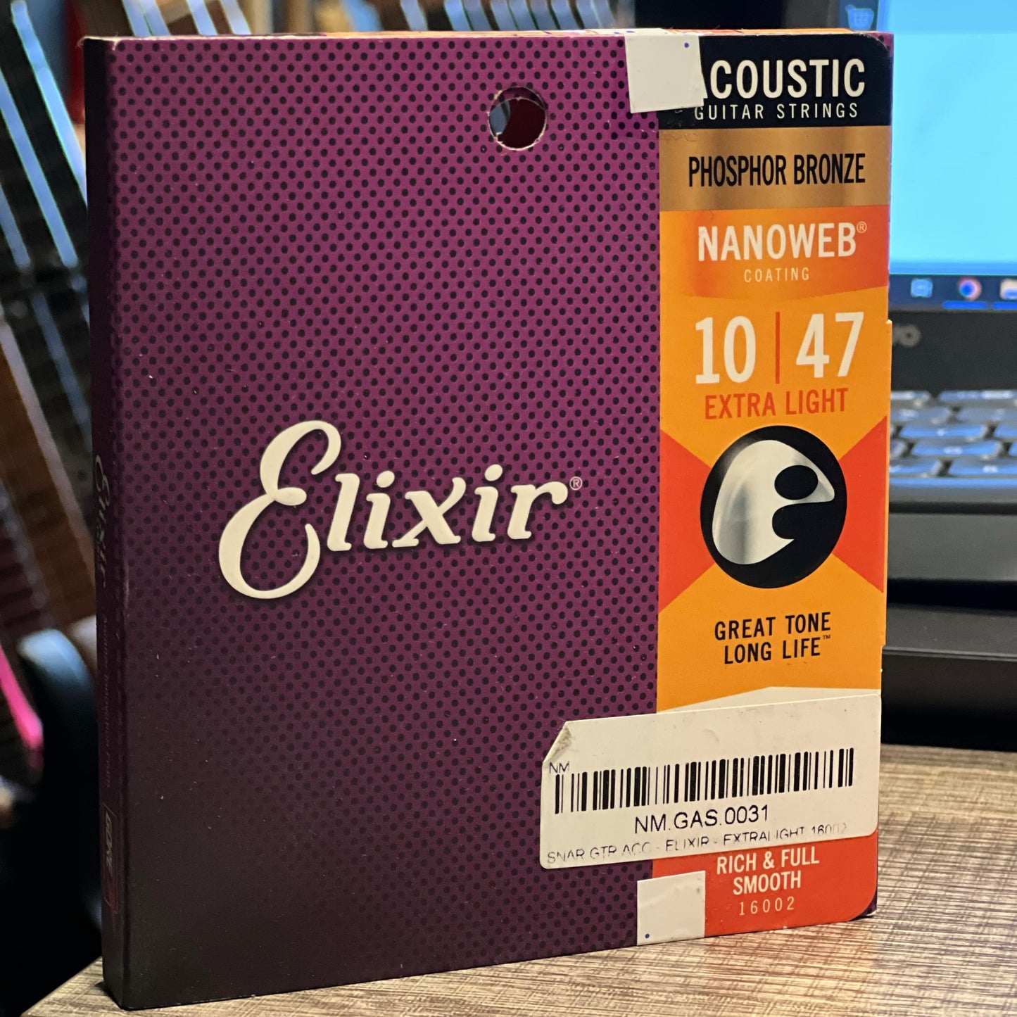 Senar Elixir 16002 Nanoweb Phosphor Bronze Acoustic 010-047