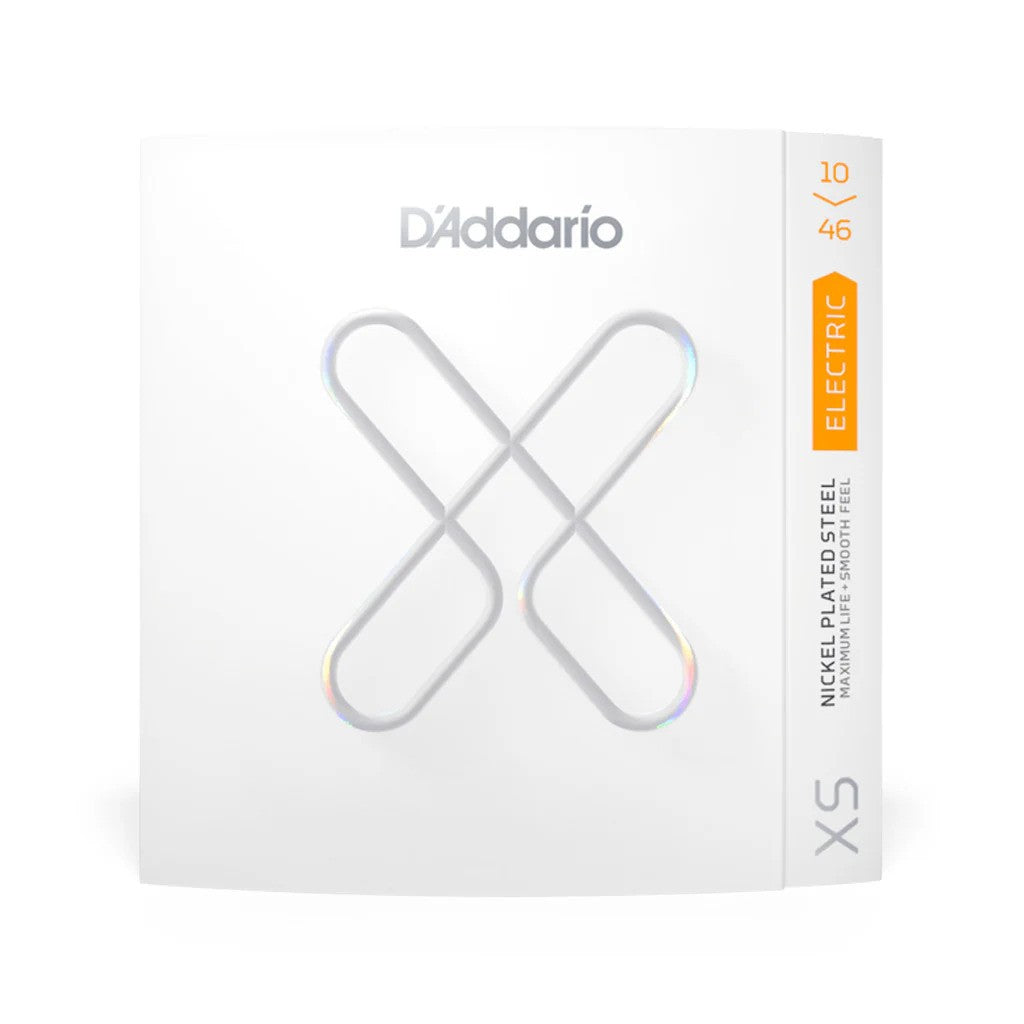 D'Addario XSE1046 Nickel-plated Steel Coated Electric Guitar Strings, Regular Light, 10-46
