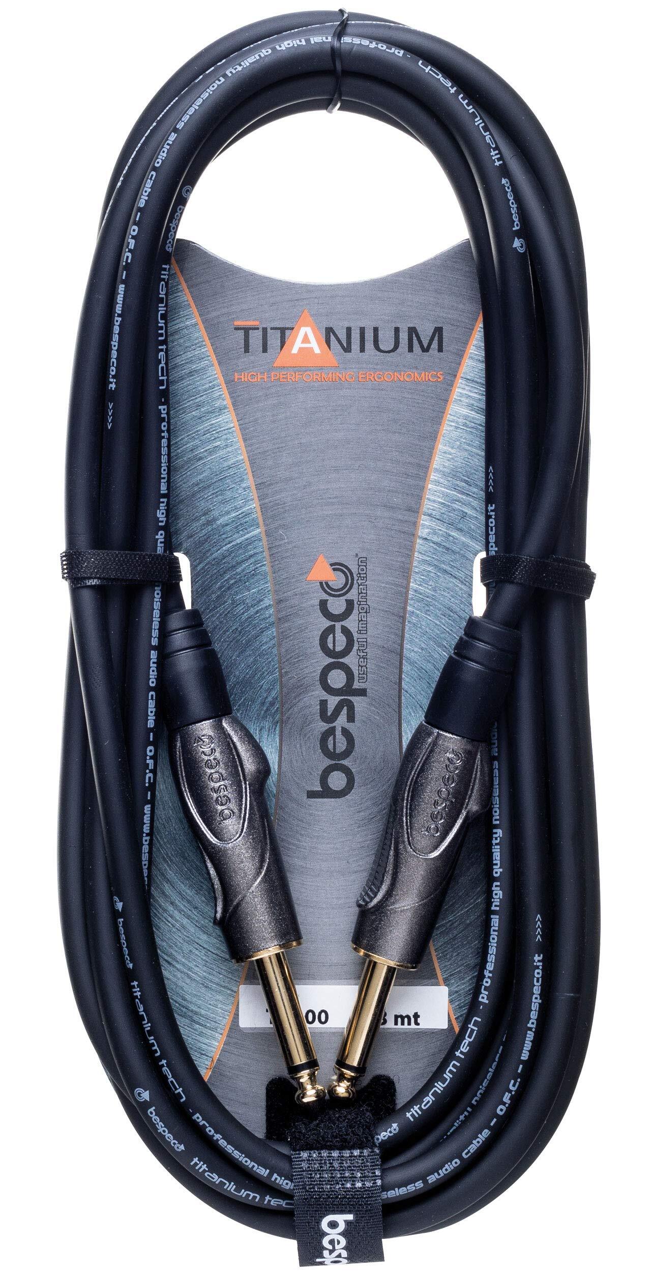 Bespeco TT300 Guitar Cable Titanium Series 3M