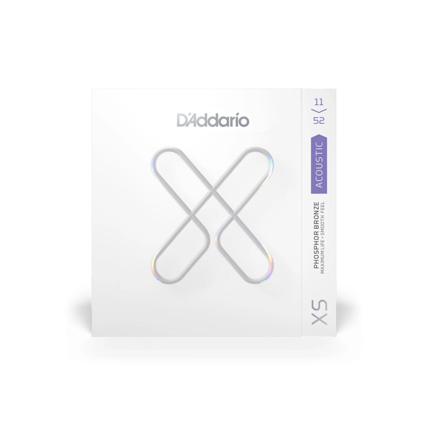 D'Addario XSAPB1152 Phosphor Bronze Acoustic Guitar Strings Custom Light, 11-52