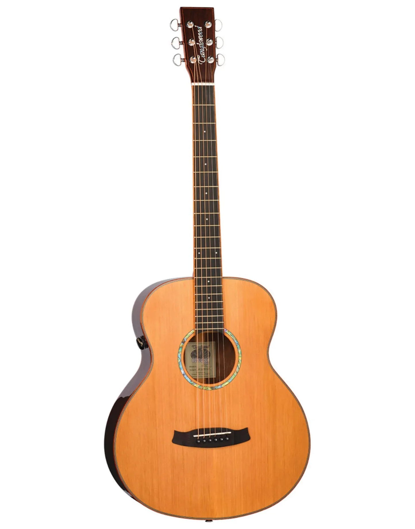 Tanglewood TRS1-E Rosewood Smart Solid Top Mini Folk Acoustic w/Pickup in Natural Gloss