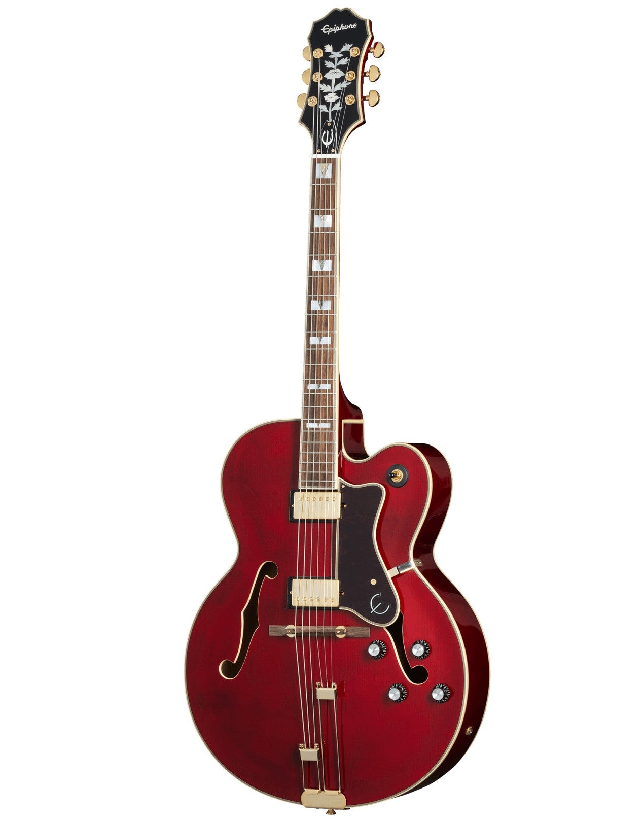 Epiphone Broadway Hollowbody w/Bag in Wine Red