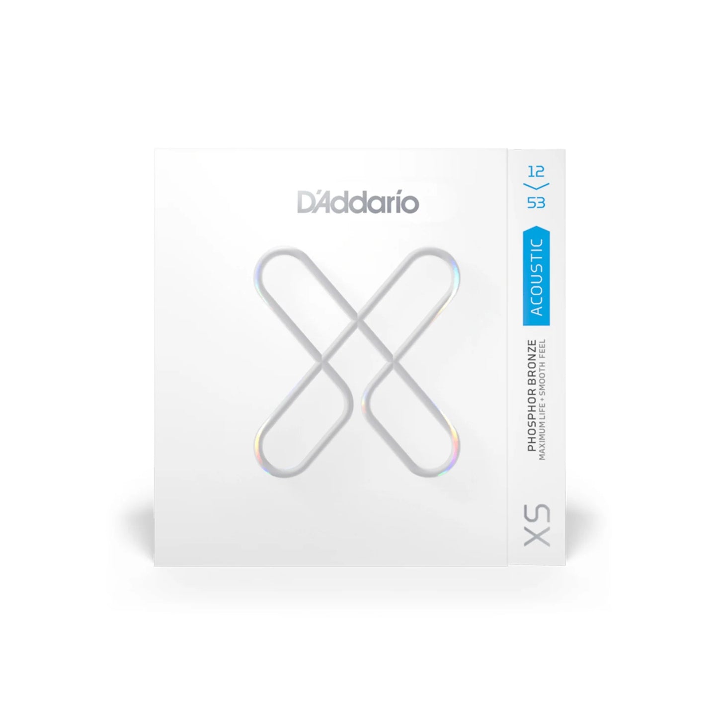 D'Addario XSAPB1253 Phosphor Bronze Acoustic Guitar Strings, Light, 12-53