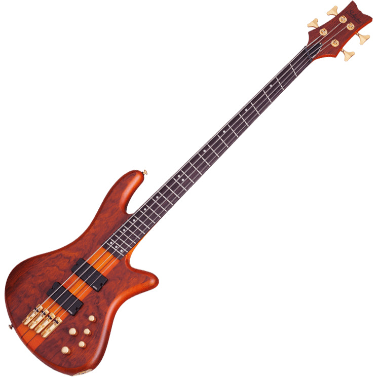 Schecter Stiletto Studio 4 FF in Honey Satin – nafiriguitar.com