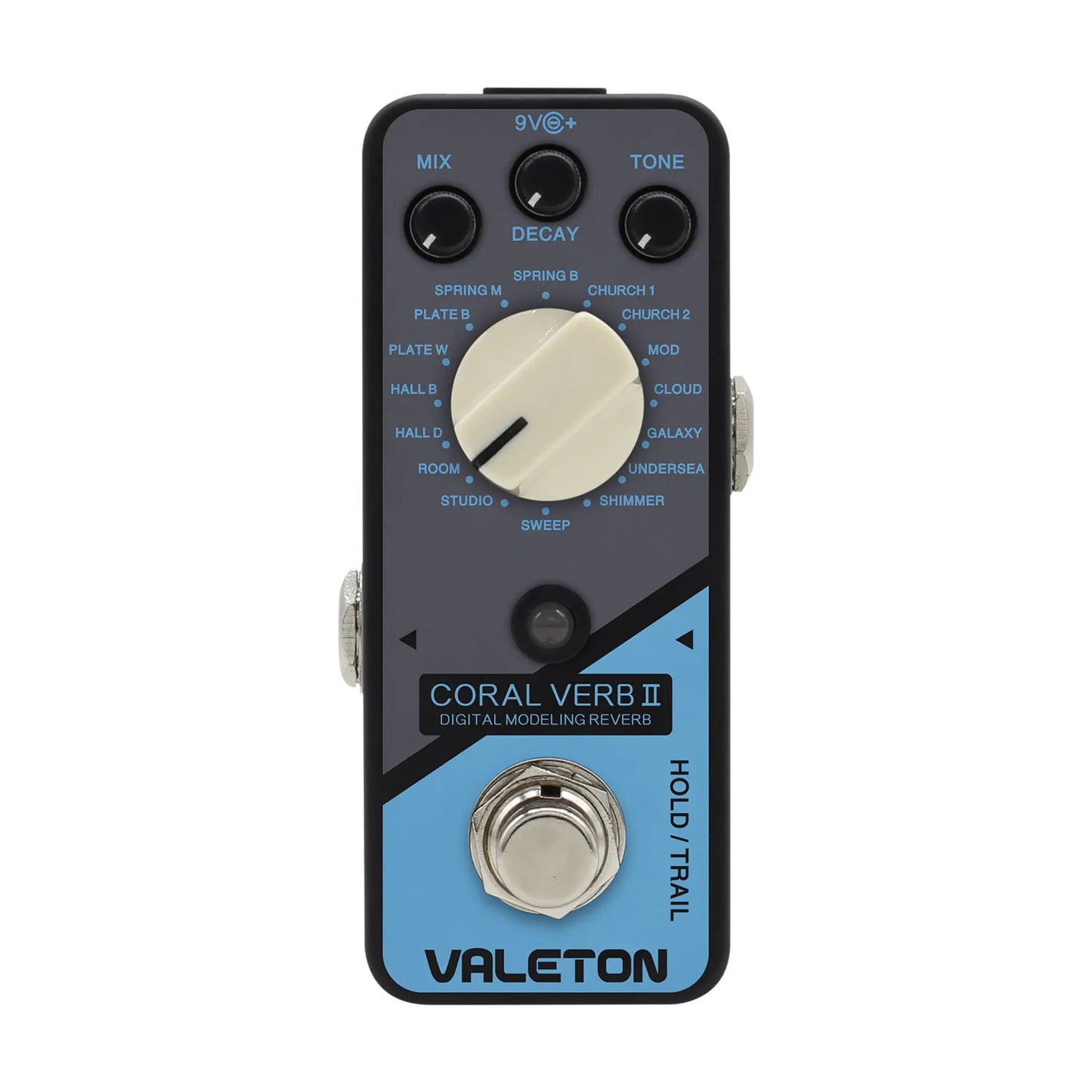 Valeton CLR9 Coral Verb II Reverb Guitar Effects Pedal