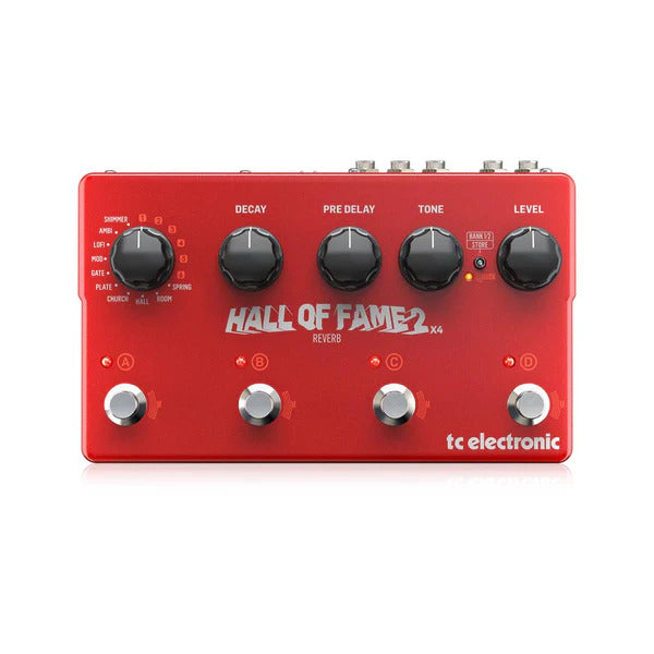 TC Electronic Hall of Fame 2 X4 Reverb Guitar Effects Pedal