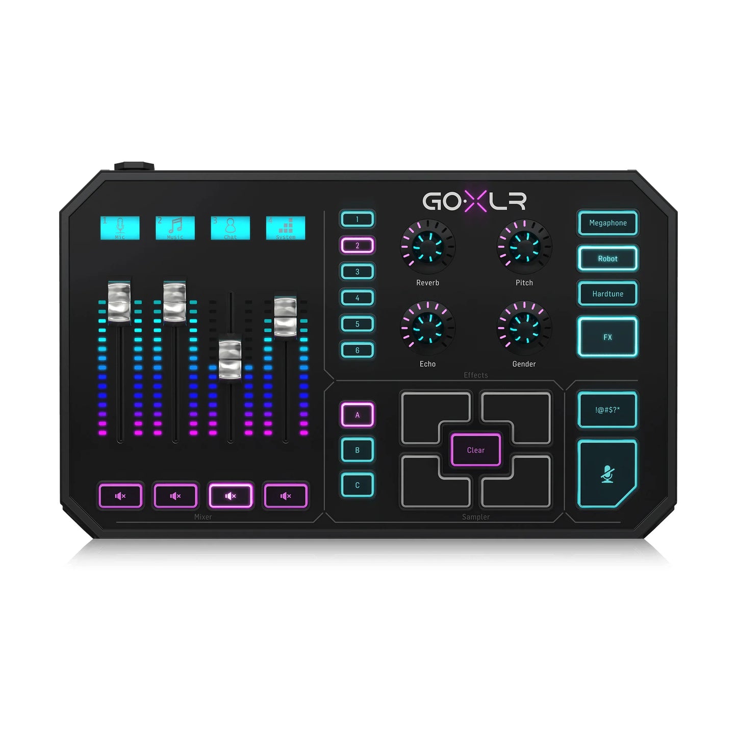 TC Helicon Go XLR Online Broadcaster Platform with 4-Channel Mixer