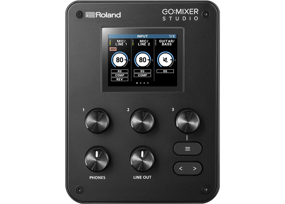 Roland GO Mixer Studio USB Audio Mixer/Interface