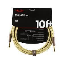 Fender Deluxe Series Instrument Cable 10ft Tweed