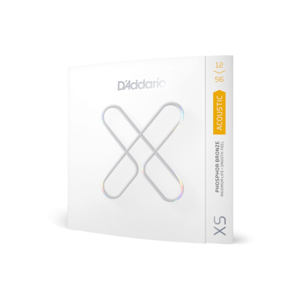 D'Addario XSAPB1256 Phosphor Bronze Acoustic Guitar Strings, Light, 12-56