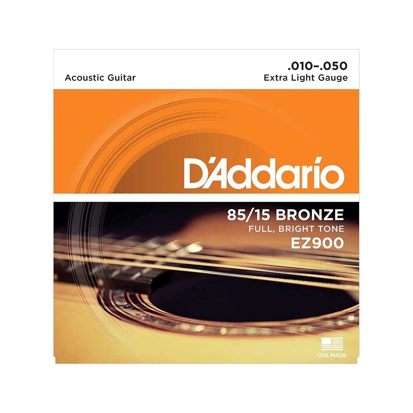 D`Addario EZ 900 Extra Light 10-50 Acoustic Guitar Strings