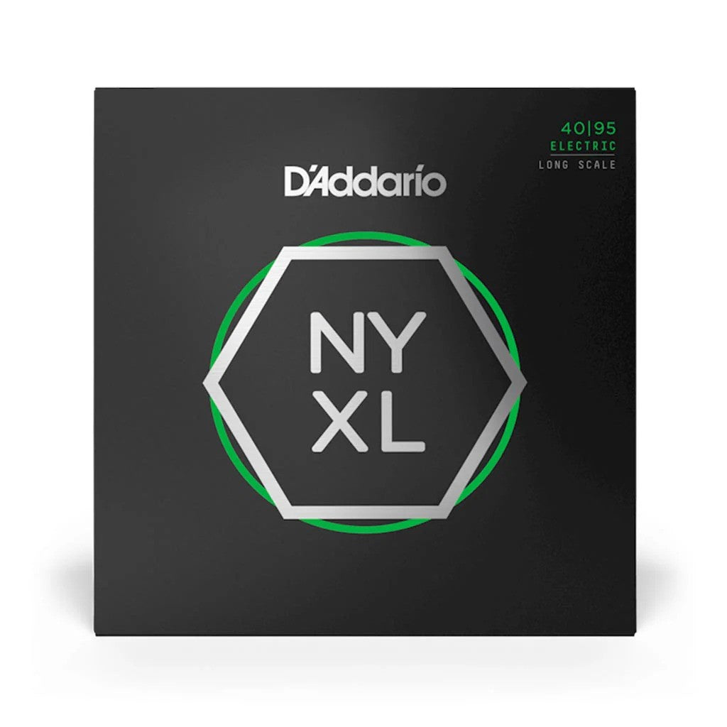 D'Addario NYXL4095 NYXL Bass Strings, ( 4 STRING ) Long Scale, Super Light, 40-95