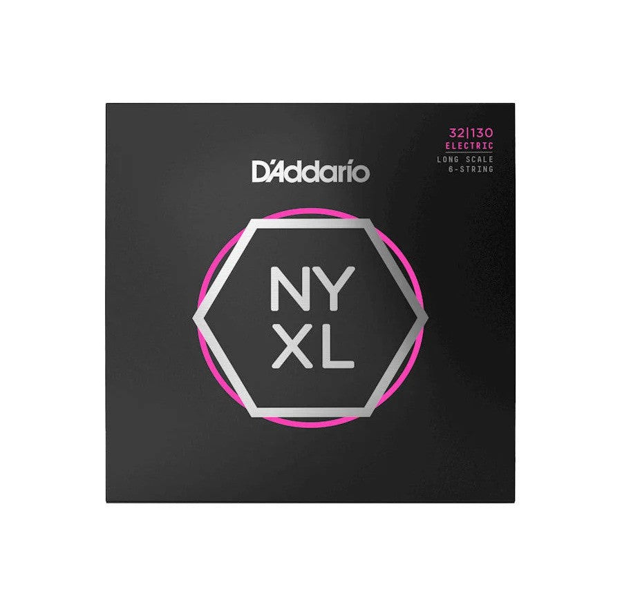 D'Addario NYXL32130 NYXL 5-String Bass Strings, Long Scale, Regular Light, 32-130