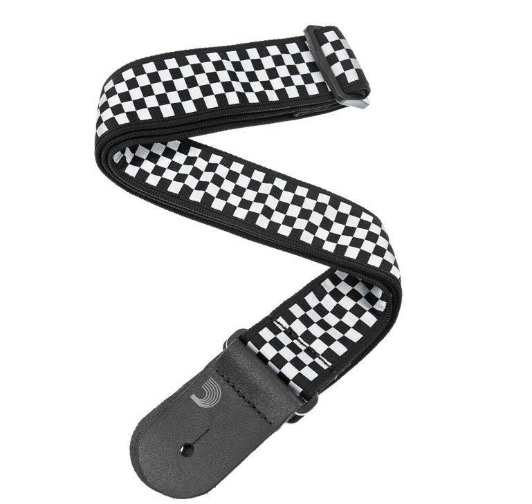 D'Addario West Coast Guitar Strap Collection 50C02 Check Mate