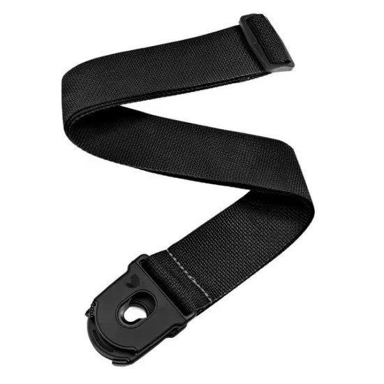 D'Addario PWSPL-200 50mm Polypropylene Planet Lock Guitar Strap, Black