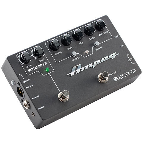 Ampeg SCR-DI Bass Preamp with Scrambler Overdrive Pedal –