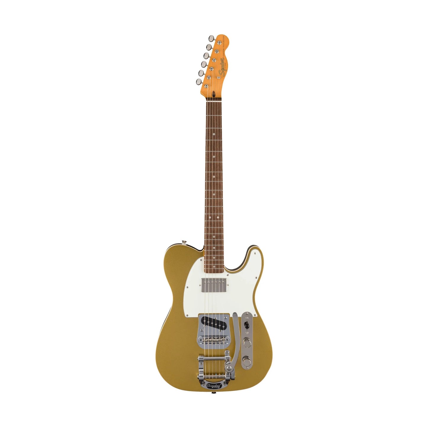 Squier FSR Classic Vibe Custom Telecaster SH w/Bigsby in Aztec Gold