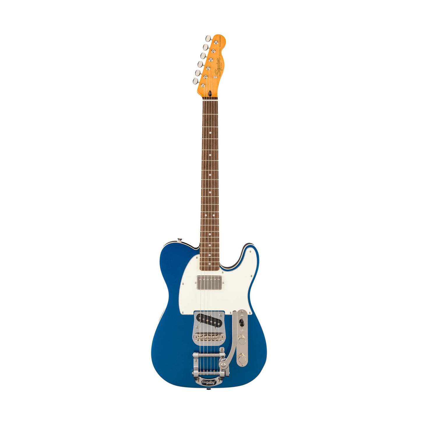 Squier FSR Classic Vibe Custom Telecaster SH Electric Guitar w/Bigsby in Lake Placid Blue
