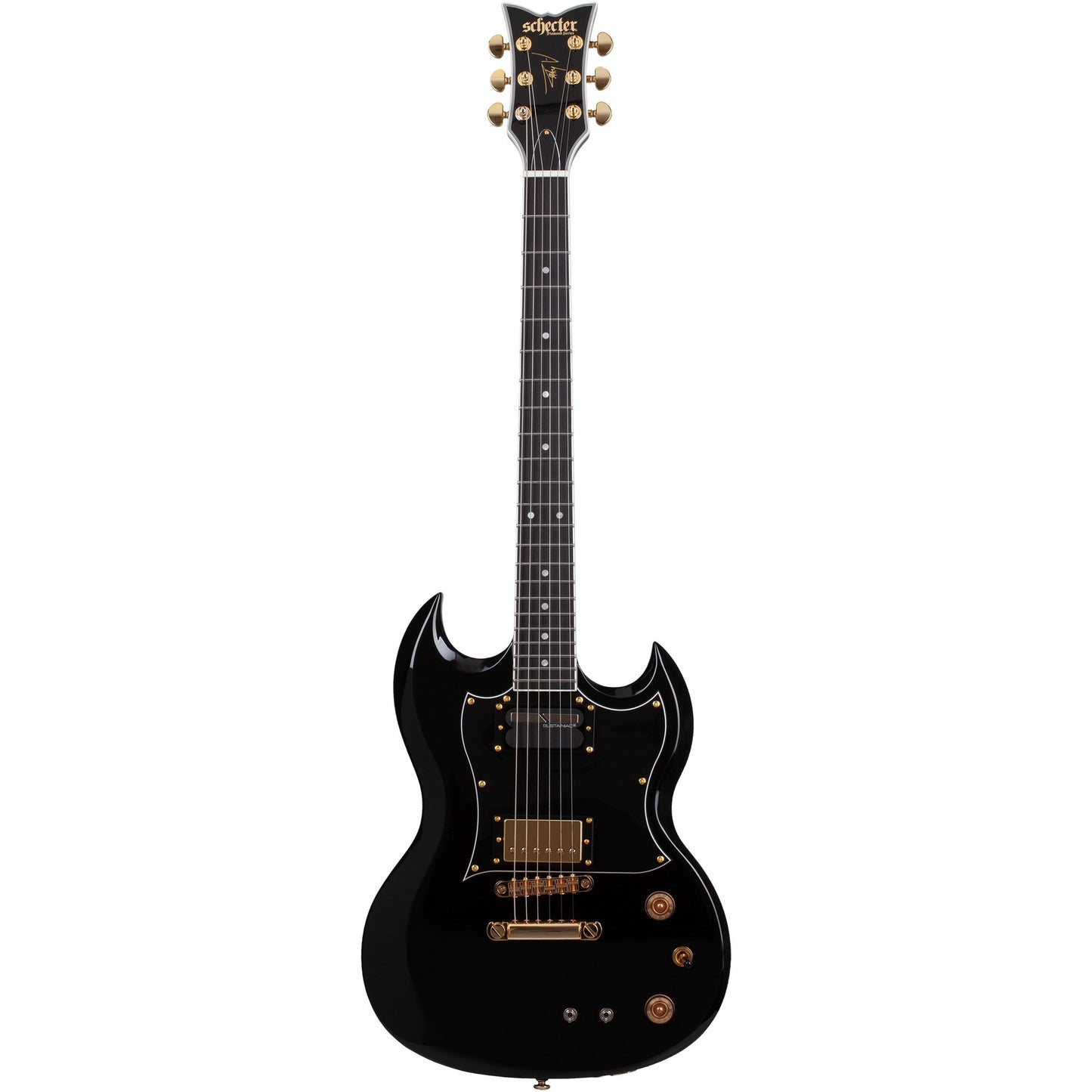 Schecter ZV-H6LLYW66D-S Zacky Vengeance Signature in Gloss Black W26010038