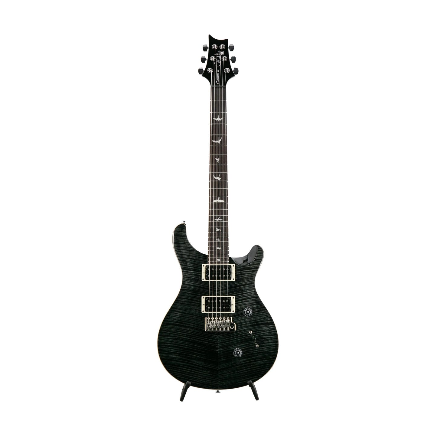PRS SE Custom 24 Flame in Gray Black