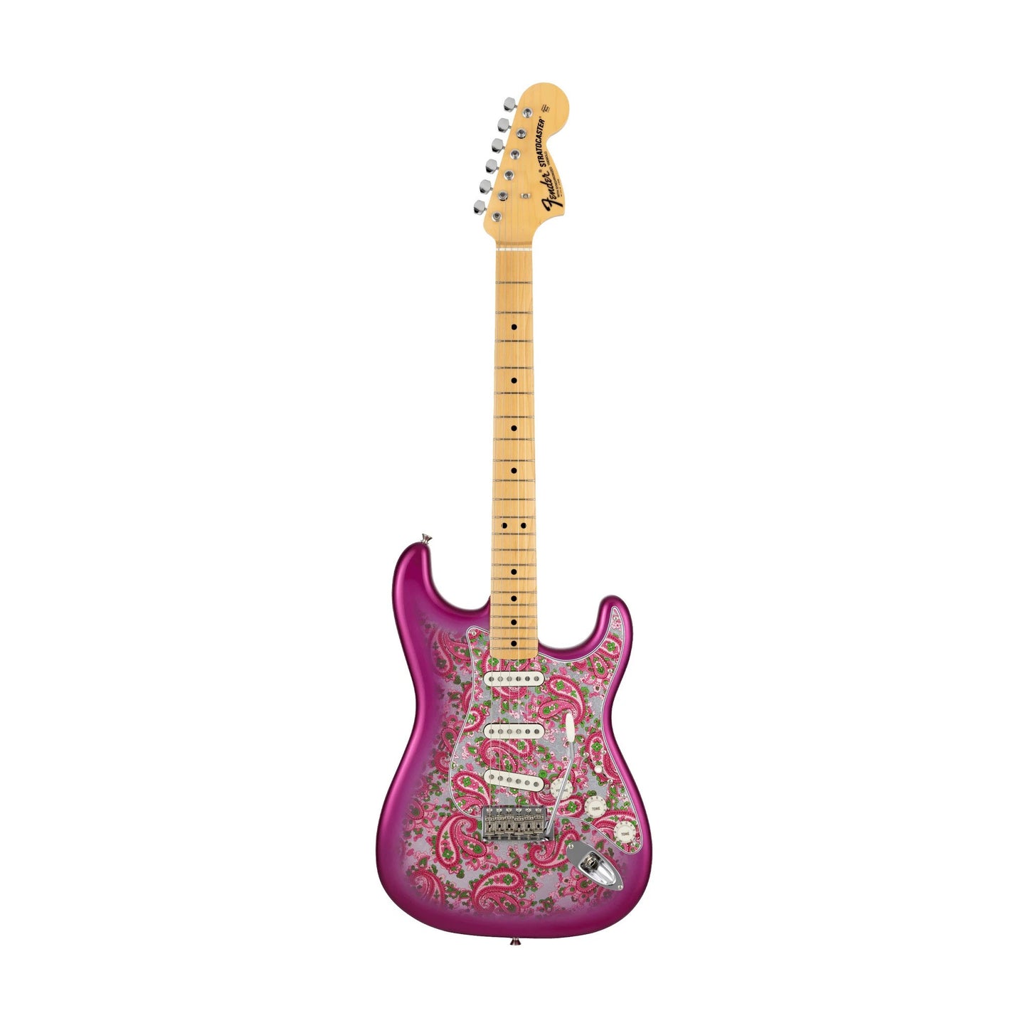 Fender MIJ Limited Stratocaster with Maple FB in Pink Paisley JD26001405