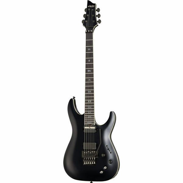 Schecter C-1 FR S SLS Elite Evil Twin - Satin Black