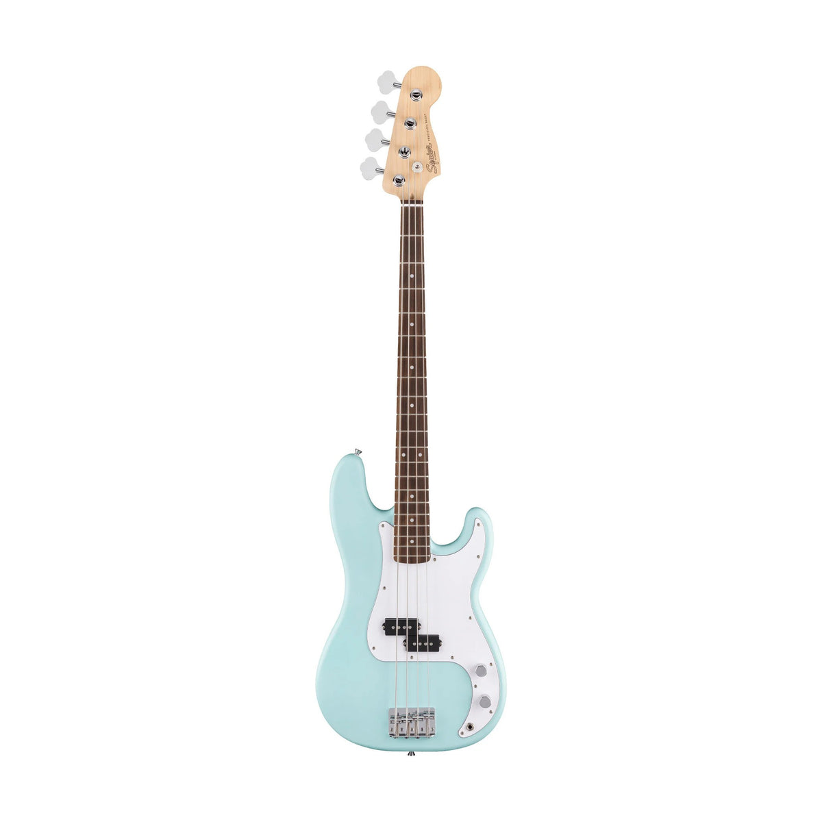 Squier Debut Series Precision Bass Guitar with Laurel FB in Daphne Blue