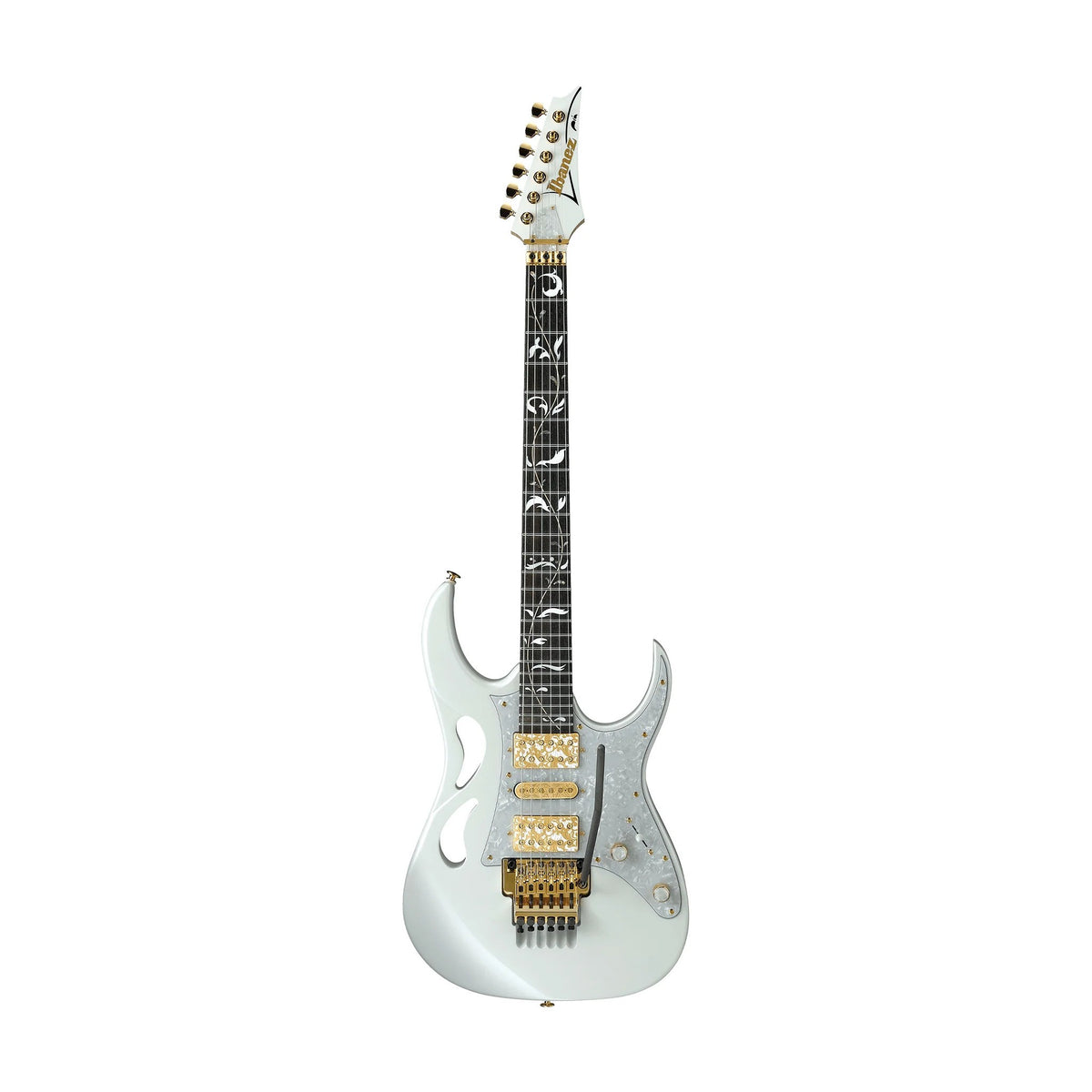 Ibanez Steve Vai Signature PIA Guitar in Stallion White F2515779