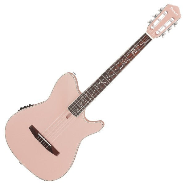 Ibanez TOD10N-PAF Tim Henson Signature Nylon String in Pearl Pink Flat