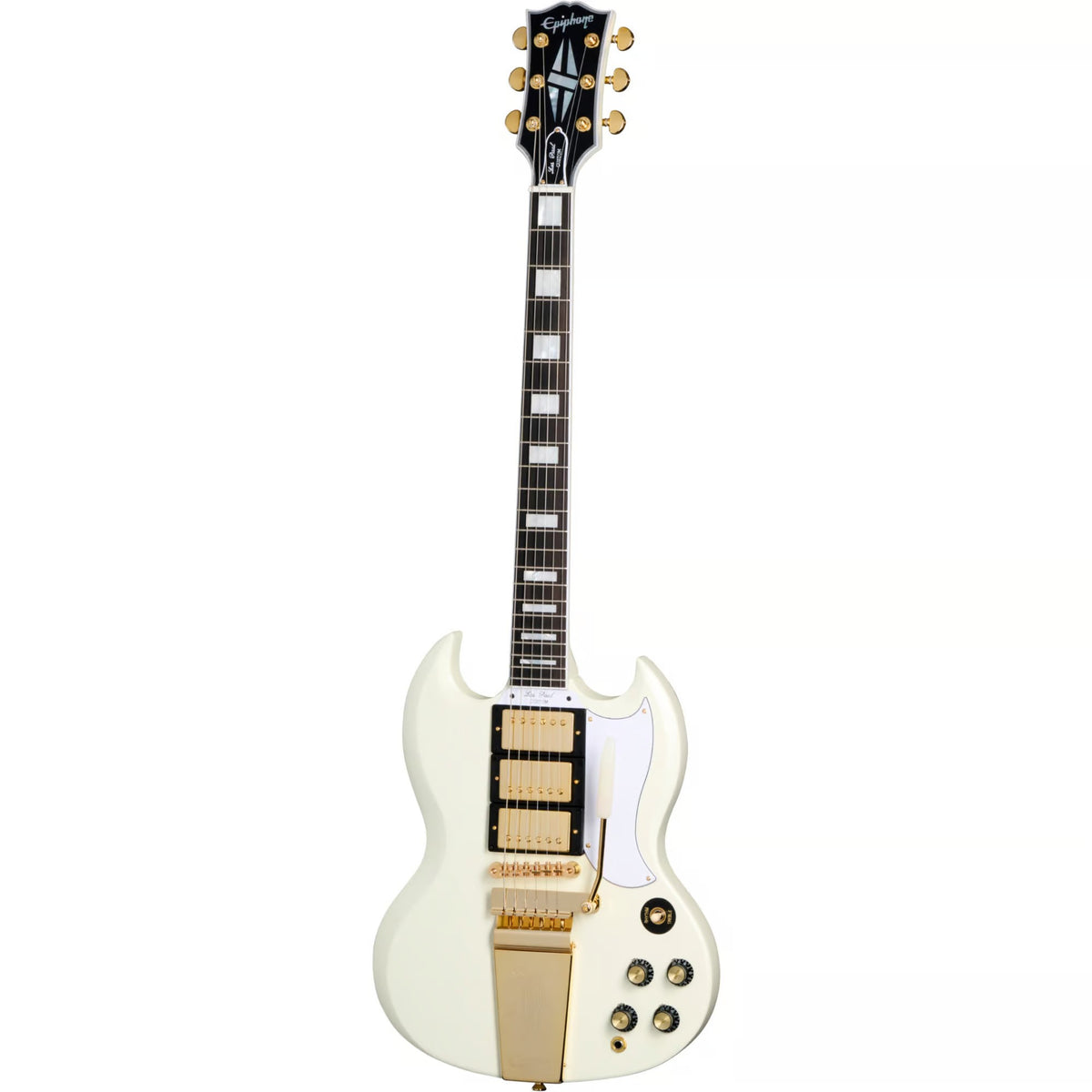 Epiphone 1963 Les Paul SG Custom With Maestro Vibrola in Classic White