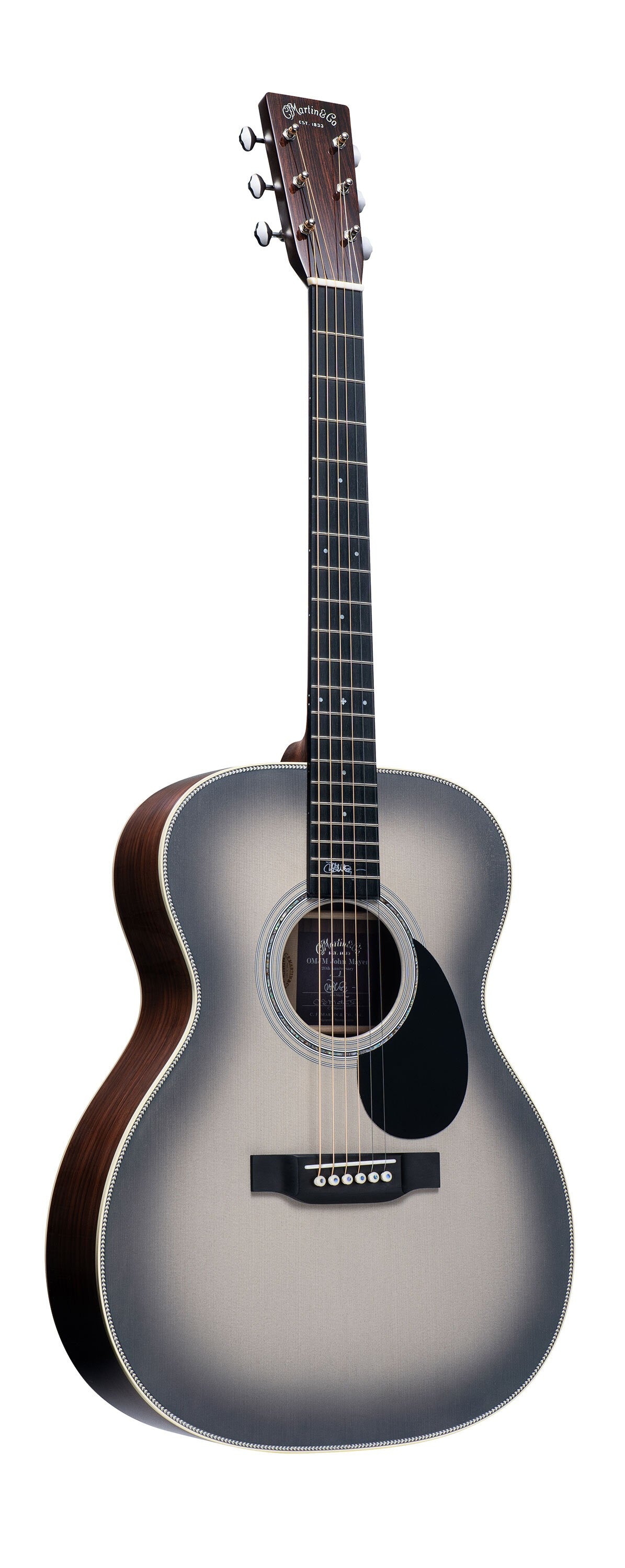 Martin OMJM John Mayer 20Th Anniversary with Platinum Gray Burst 2920779