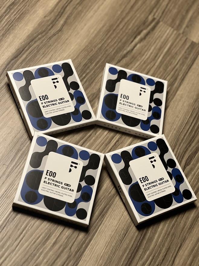 FString Electric Guitar 10-46 Light Coating/Nickel Plated Steel Guitar Strings E00