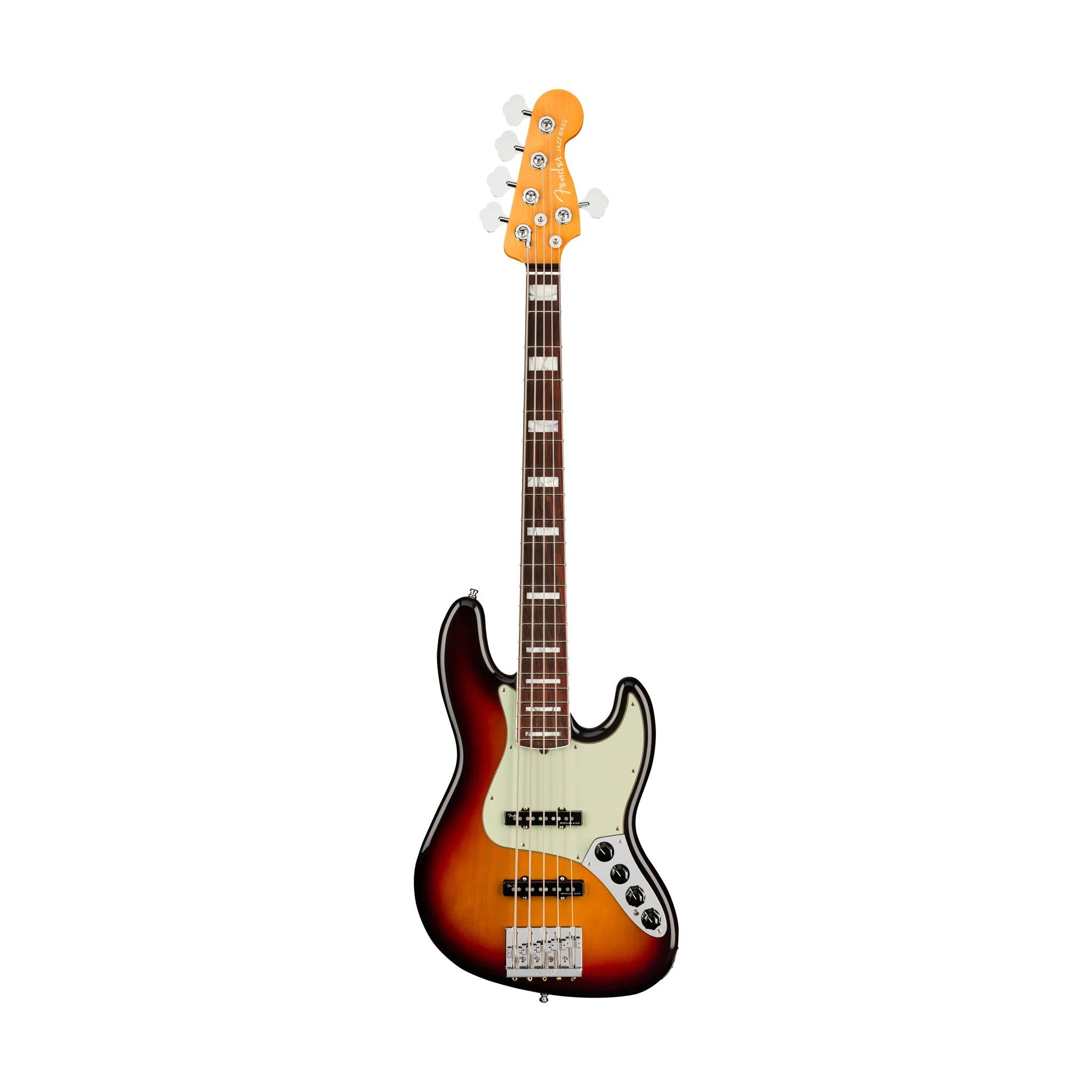 Fender American Ultra Jazz Bass V in Ultraburst with Rosewood