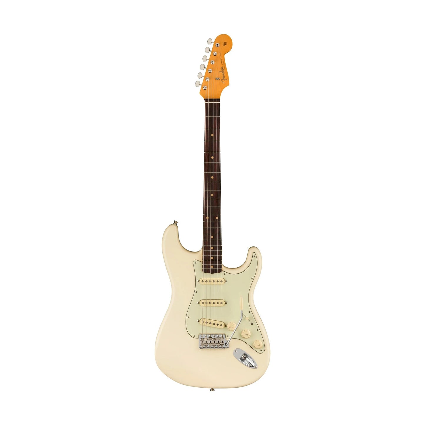 Fender American Vintage II 61 Stratocaster with Rosewood FB in Olympic White V2444963