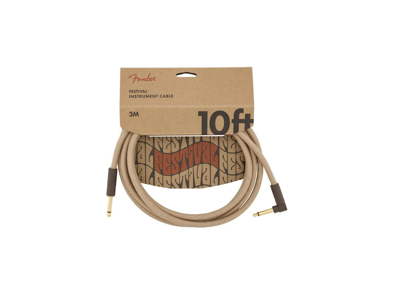 Fender Festival Hemp Angled 10Ft Pure Hemp In Natural